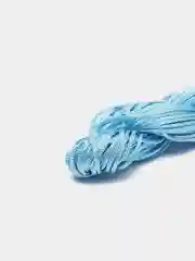 Голубой шнур плетеный для плетения браслетов и рукоделия