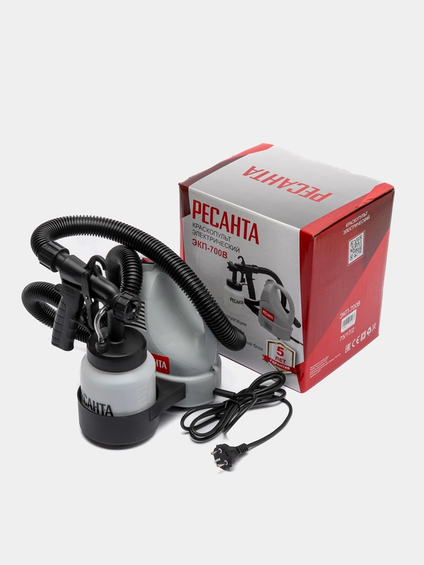 Электрический краскопульт Ресанта ЭКП-700В 75/17/2