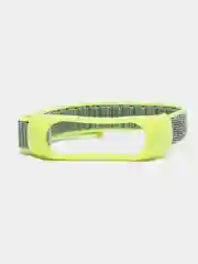 Лайм ремешок нейлоновый для Xiaomi mi band 4/5/6/7, на липучке, Сяоми ми банд