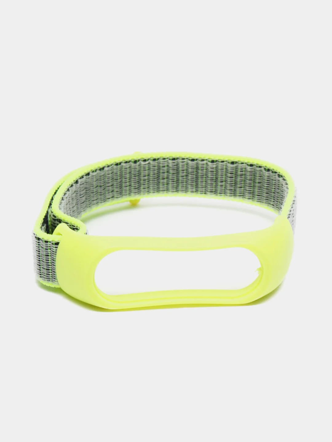 Лайм ремешок нейлоновый для Xiaomi mi band 4/5/6/7, на липучке, Сяоми ми банд