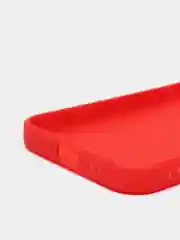 Красный чехол Silicone Case для iPhone 12, 12 Pro, Max, 12 mini, 13, 13 Pro, Max с защитой камеры