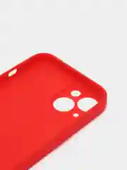 Красный чехол Silicone Case для iPhone 12, 12 Pro, Max, 12 mini, 13, 13 Pro, Max с защитой камеры