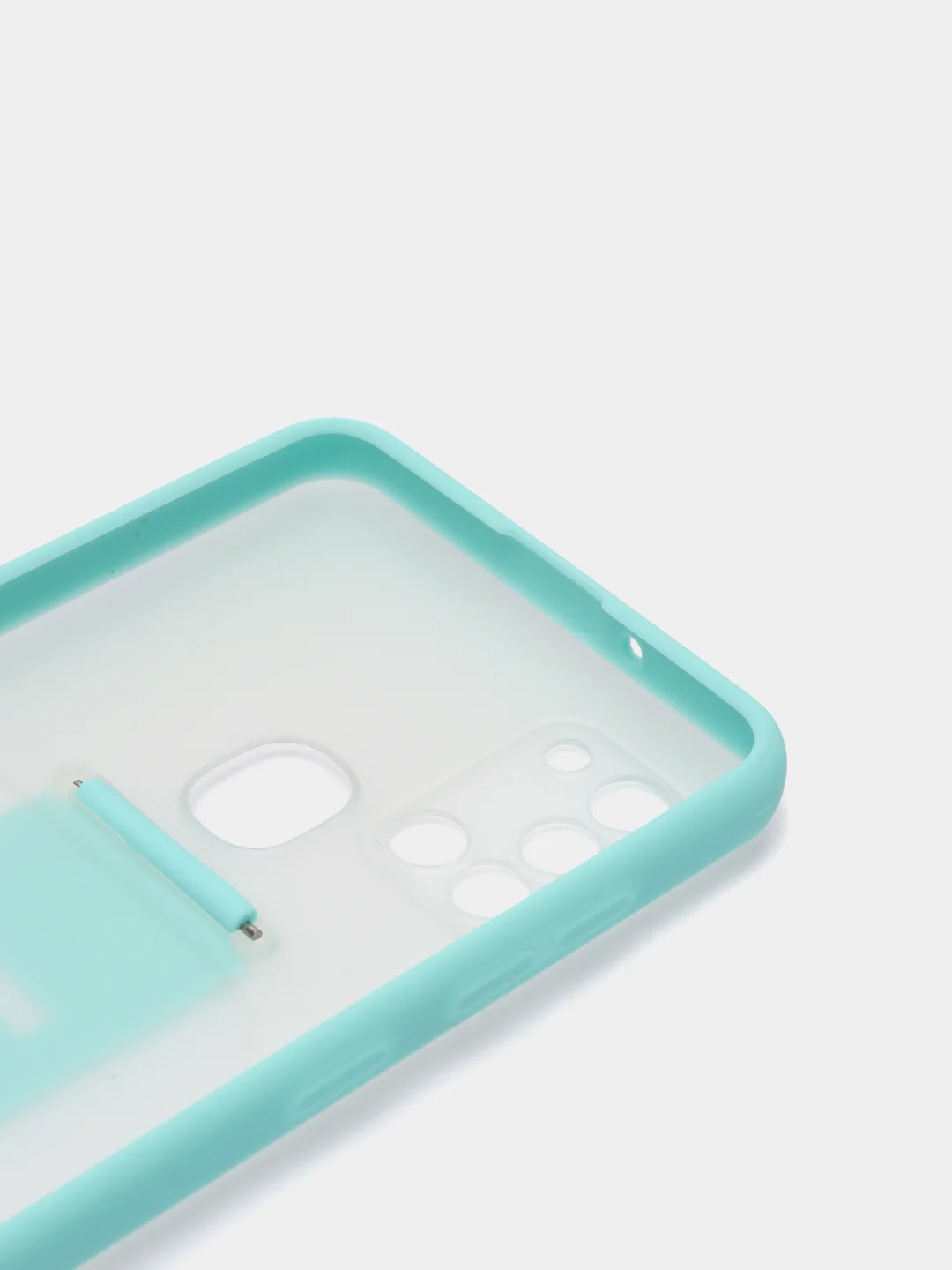 Салатовый противоударный чехол с ремешком держателем Samsung Galaxy A11 M11 A21S A31 A41 A51 A71 M31