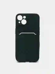 Зеленый чехол с карманом для карты и мягкой вставкой для iPhone 13, 13 Pro, 13 Pro Max