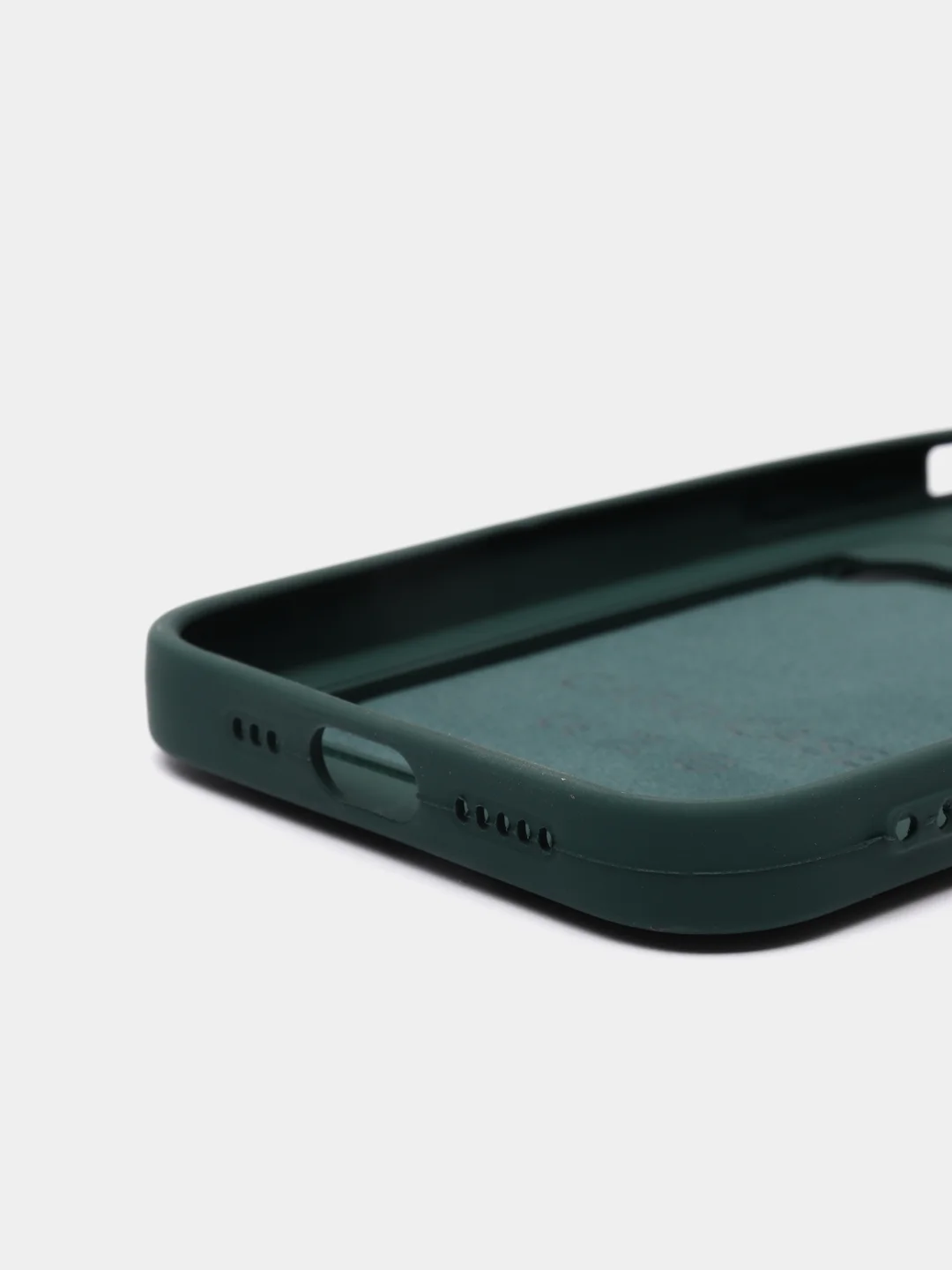 Зеленый чехол с карманом для карты и мягкой вставкой для iPhone 13, 13 Pro, 13 Pro Max
