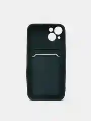 Зеленый чехол с карманом для карты и мягкой вставкой для iPhone 13, 13 Pro, 13 Pro Max