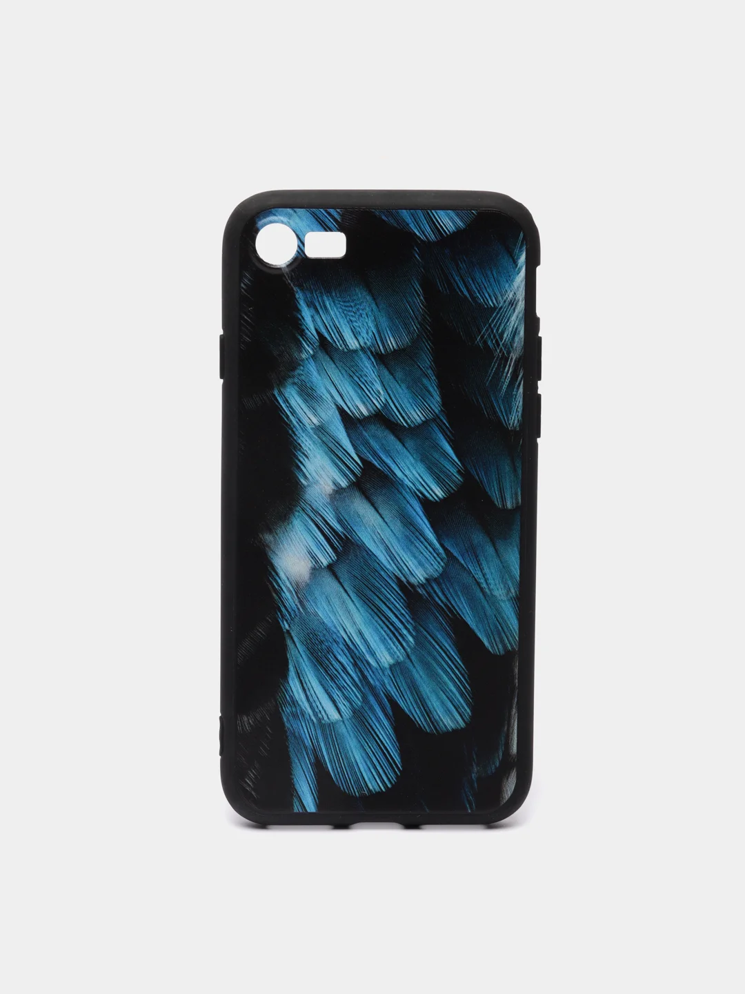 Голубой яркий чехол, цветные принты-картинки iPhone 5S/SE/6/6S/7/8/Plus/X/XS/XR/11/12/Mini/Pro/Max
