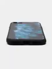 Голубой яркий чехол, цветные принты-картинки iPhone 5S/SE/6/6S/7/8/Plus/X/XS/XR/11/12/Mini/Pro/Max