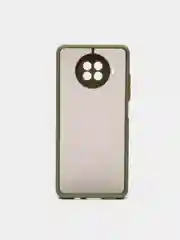 Зелёный хаки чехол матовый на Xiaomi Redmi Mi 10Lite,K30,9C,Note 8 Pro ,Poco X3 Pro,Note 9T,Mi 10T Lite