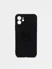 Черный чехол с кольцом для iPhone 12 Pro, 12, 12 mini, 11, XR