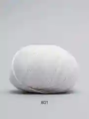 Белый пряжа  Gazzal Baby Wool  20% Кашемир 40% Акрил 40% Мериносовая шерсть 50г 175м