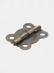 Бронзовый петля фигурная для шкатулки, накладная, бронзовая, металл, 20 х 17 мм, шурупы в комплекте