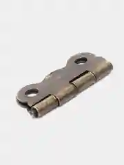 Бронзовый петля фигурная для шкатулки, накладная, бронзовая, металл, 20 х 17 мм, шурупы в комплекте
