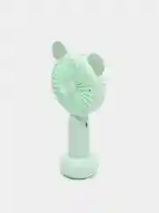 Бирюзовый вентилятор настольный, USB, с аккумулятором