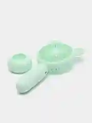 Бирюзовый вентилятор настольный, USB, с аккумулятором