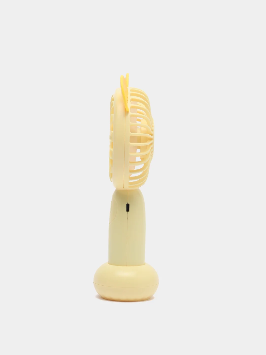 Желтый вентилятор настольный, USB, с аккумулятором
