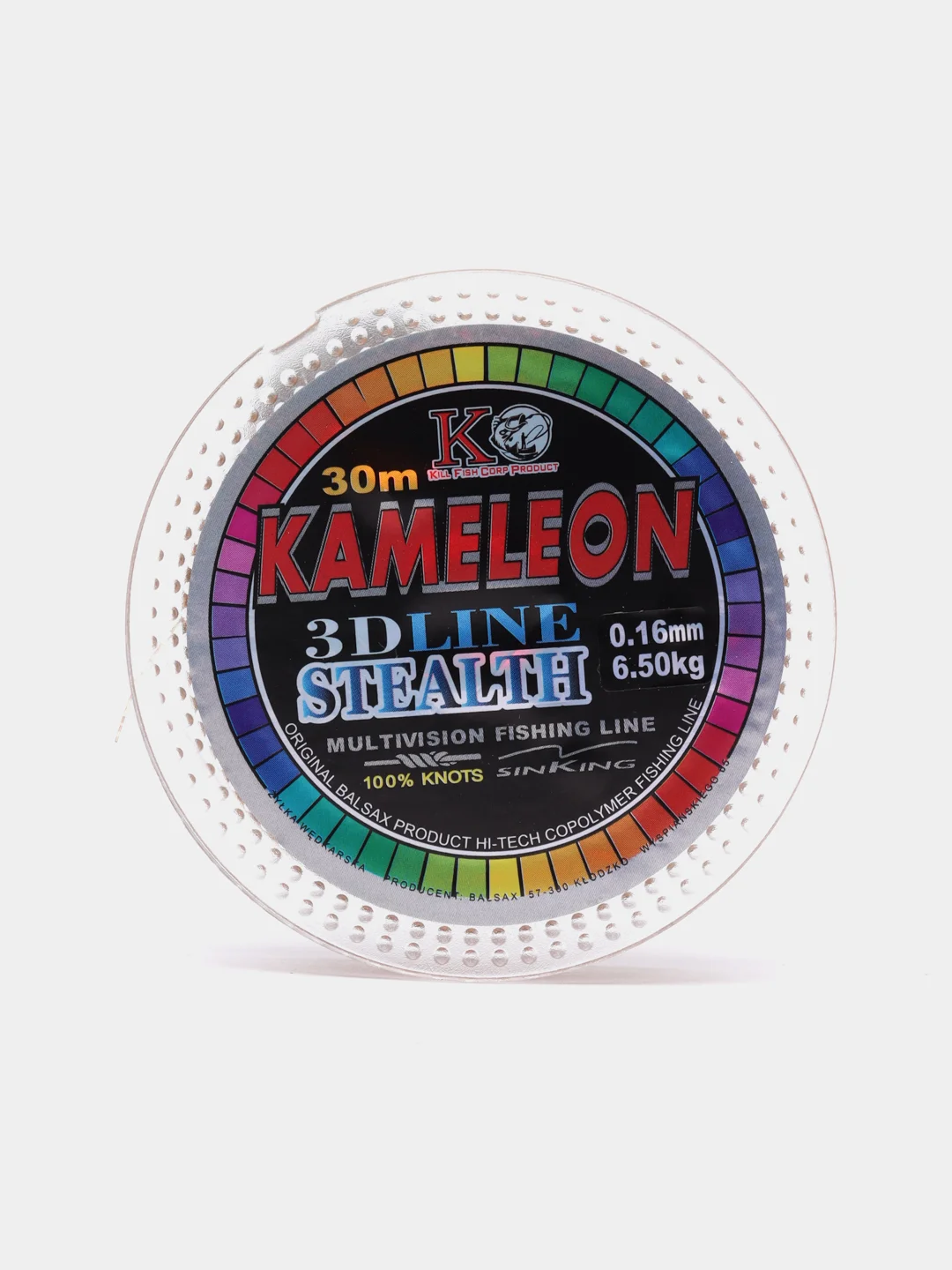 Леска зимняя 3D, 30 м, -30C