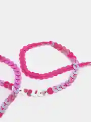 Фуксия пайетки на нитке, 4,5 метра