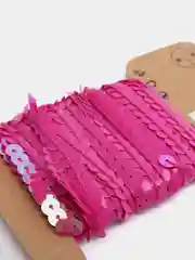 Фуксия пайетки на нитке, 4,5 метра