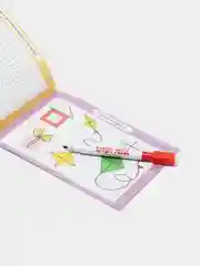 Алый многоразовые книжки с маркером "Пиши-стирай" 5+