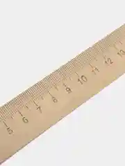 Линейка школьная, деревянная, 15 см
