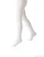 Белый однотонные колготки к школе, 100% хлопок