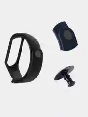 Металлическая кнопка-застежка для силиконовых ремешков Xiaomi Mi Band 3, 4, 5, 6