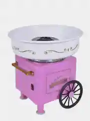Розовый аппарат для приготовления сахарной ваты дома Cotton candy maker