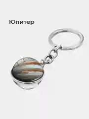 Бежевый брелок "Планеты. Галактика"