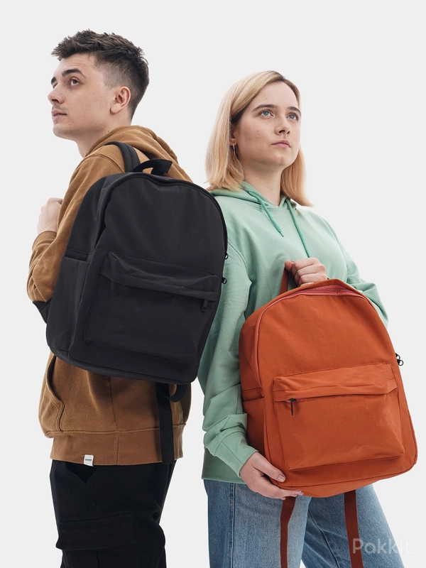 Рюкзак, мужской, "Pakkit 2", унисекс, сумка для ноутбука, женский портфель, 14,5л, черный