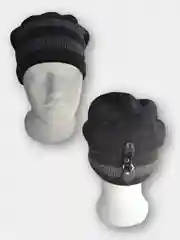 Серый металлик шапка мужская осенняя