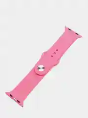 Розовый силиконовый ремешок для Apple Watch 4, 5, 6, 7, 8, SE на 38/42/40/44/41/45
