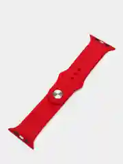 Красный силиконовый ремешок для Apple Watch 4, 5, 6, 7, 8, SE на 38/42/40/44/41/45