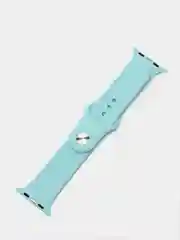 Небесно-голубой силиконовый ремешок для Apple Watch 4, 5, 6, 7, 8, SE на 38/42/40/44/41/45
