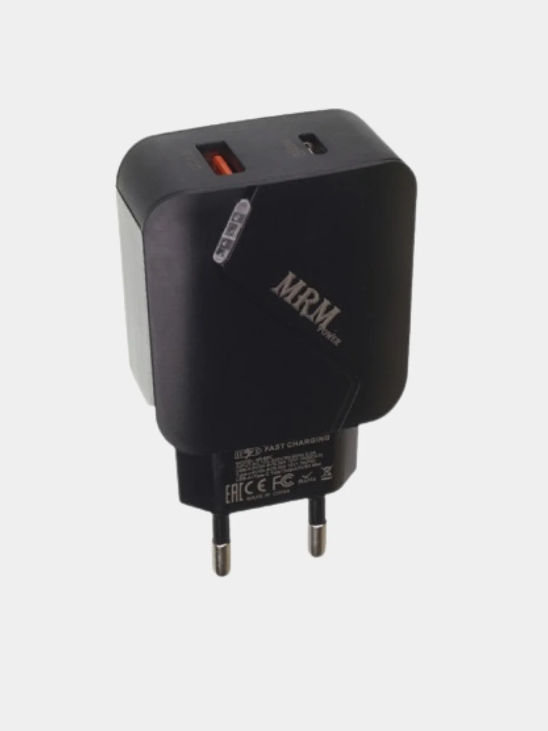 Черный блок питания для смартфона с Type-C, быстрая зарядка, 20 W