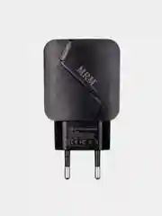 Черный блок питания для смартфона с Type-C, быстрая зарядка, 20 W