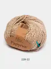 Песочный хаки пряжа Fibra Natura Papyrus 78% Хлопок  22% Шелк 50г 120м 1 шт