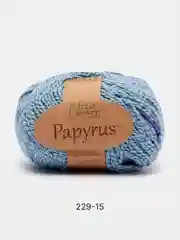 Синий пряжа Fibra Natura Papyrus 78% Хлопок  22% Шелк 50г 120м 1 шт