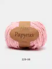 Пудровый пряжа Fibra Natura Papyrus 78% Хлопок  22% Шелк 50г 120м 1 шт