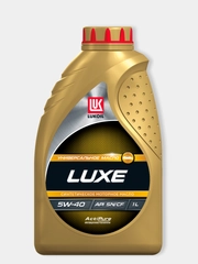 Моторное масло Лукойл Люкс / Lukoil SAE 5W-40, API SN/CF. Cинтетическое. 1 л