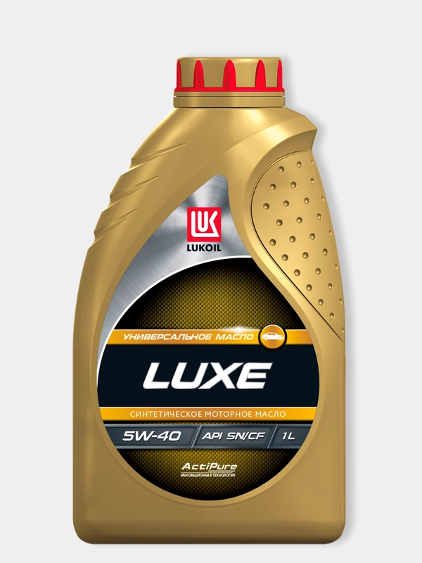 Моторное масло Лукойл Люкс / Lukoil SAE 5W-40, API SN/CF. Cинтетическое. 1 л