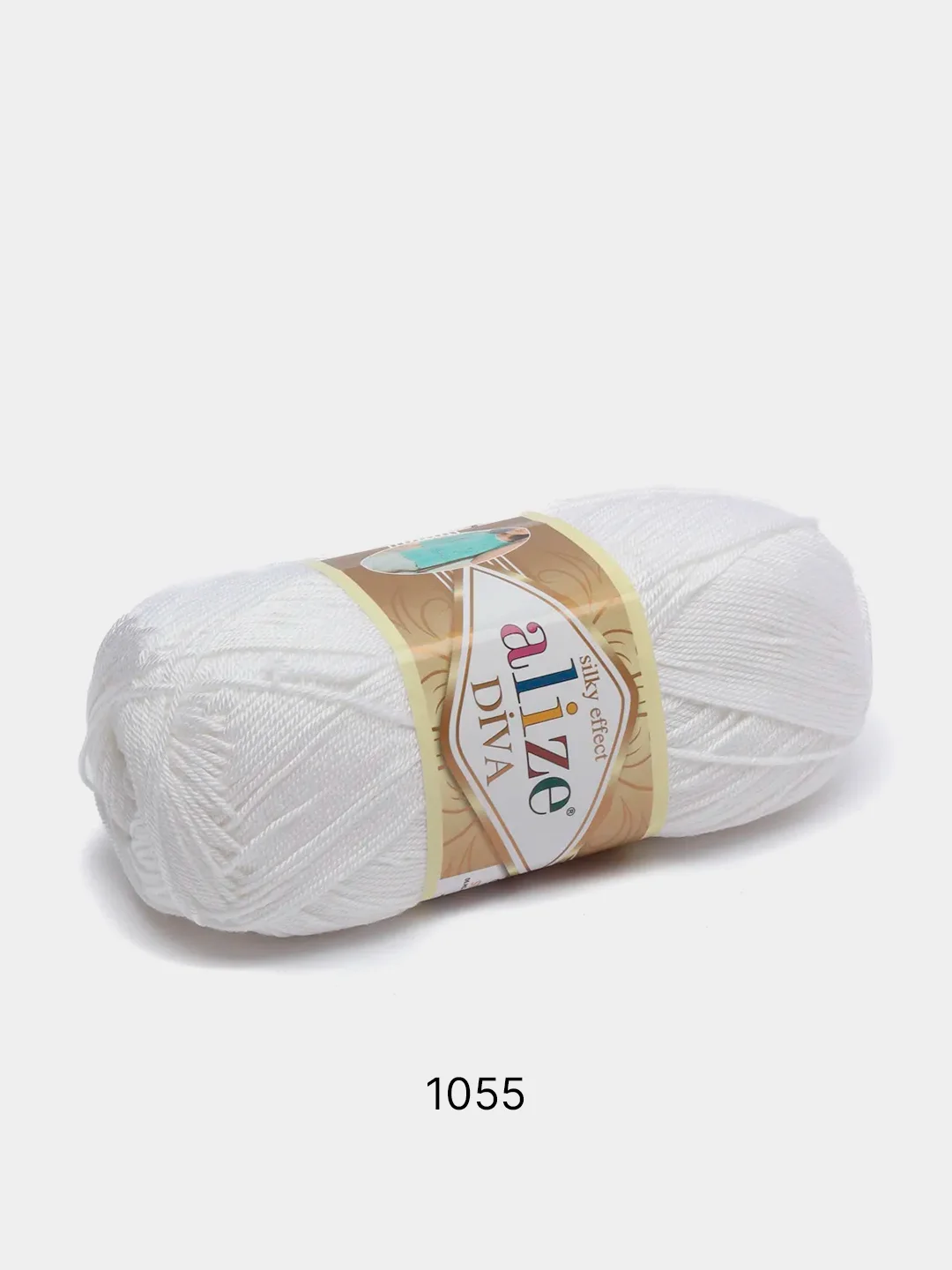 Молочный пряжа Alize Diva 100% Микрофибра 100г 350м