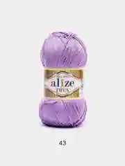 Сиреневый пряжа Alize Diva 100% Микрофибра 100г 350м