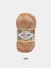 Бежевый меланж пряжа Alize Diva 100% Микрофибра 100г 350м