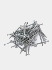 Винт, мебельный, с прессшайбой, DIN 967, оцинкованный, 3x45мм, 50шт