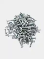 Винт, мебельный, с прессшайбой, DIN 967, оцинкованный, 3x16мм, 100шт