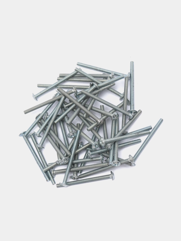 Винт, мебельный, с прессшайбой, DIN 967, оцинкованный, 3x40мм, 50шт