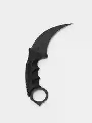 Угольный нож керамбит cs go