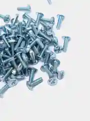 Винт, мебельный, с прессшайбой, DIN 967, оцинкованный, 3x10мм, 100шт