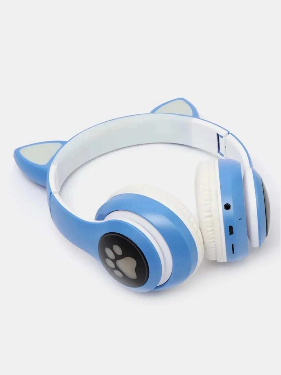 Морской беспроводные наушники Bluetooth, со светящимися ушками, детские